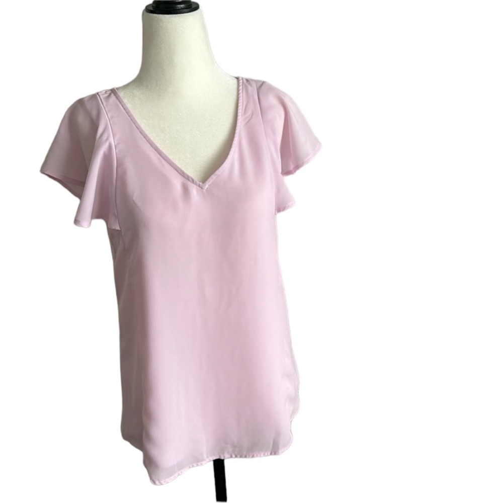Rick top for woman light, pink colour